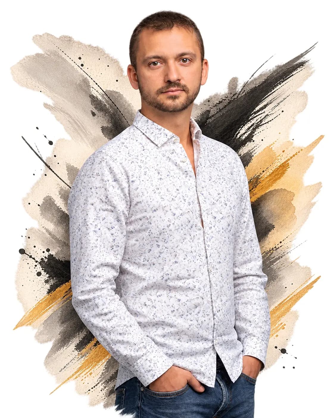 Portrait of Denislav Mihaylov, co-founder of D&D Digital
